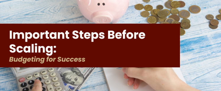 Important Steps Before Scaling: Budgeting for Success